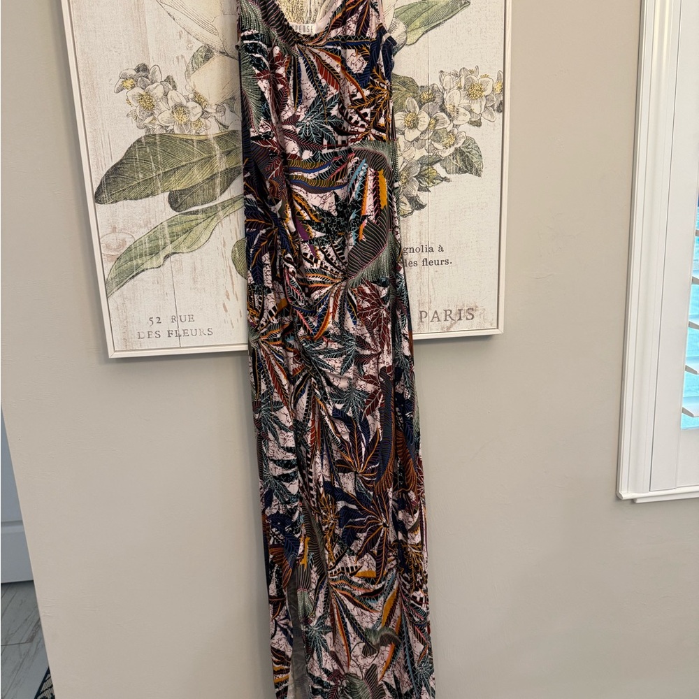 Maxi Dress tropical colors medium